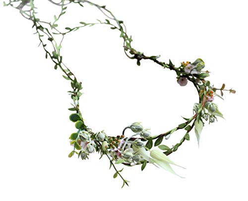 Vivivalue Vine Flower Crown Boho Flower Headband...