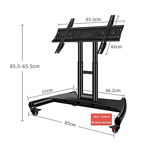 Soporte para TV móvil de altura baja ajustable para 32-70'' miniatura 2