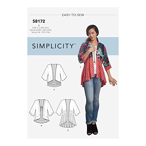 Simplicity 8172 Easy to Sew Misses' Kimono Sewing...