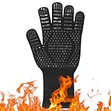 【Widely Use】Our Multper BBQ Gloves est un gadget de cuisine agréable, idéal pour le barbecue, la fonte, le four hollandais, la cheminée, la pierre à pizza, le feu de camp, la marmite instantanée ou la manipulation d'articles super chauds dans la cuisine et à l'extérieur. Leur utilisation vous protège des brûlures