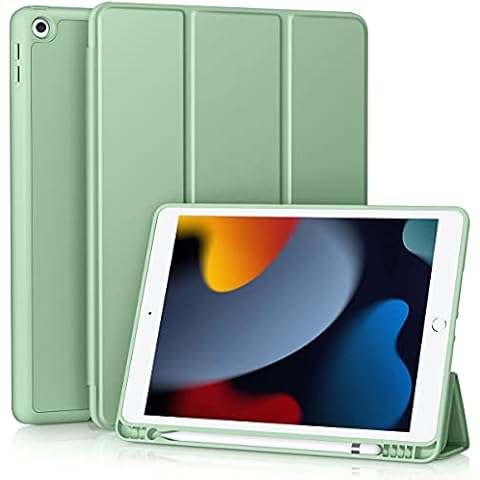 Vobafe iPad 10.2 Inch Case with Pencil Holder Cover