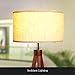 Brightech Eden Tripod Floor Lamp, Dimmable Standing Lamp with Solid Wood Legs for Bedroom Reading, Tall Tree Lamp for Offices, Modern LED Lamp for Living Rooms, Great Living Room Decor - Havana Brown