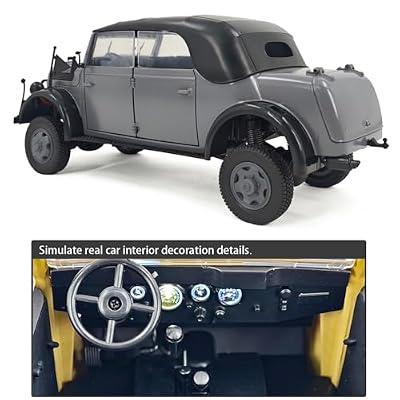 Remote Control Car 1/18 2.4GHz Full-Scale Remote Control Command Vehicle Remote Control Open Car Drive Board with Low Voltage Protection, Camouflage,1 Battery