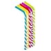 Silly Straws Silicone Reusable Smoothie Straws (5 Pack)