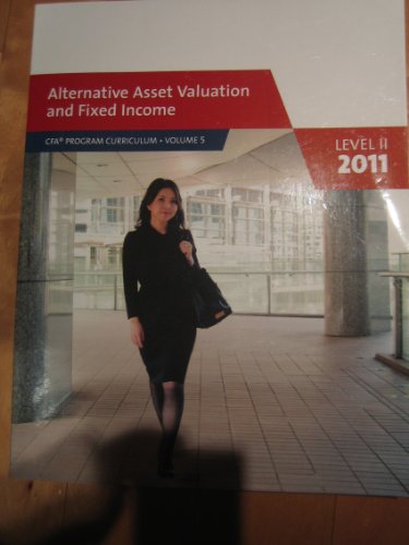 Alternative Asset Valuation and Fixed Income. L... 0558521916 Book Cover