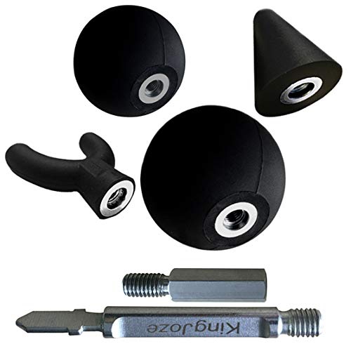 Jigsaw Massage Adapter Bits - 4Pcs Reciprocating Mobility Adapter Massage Bits, Percussion Massage