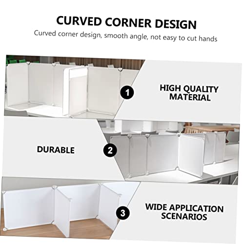 Angoily 3 Conjuntos De Placas De Proteção De Tela De Mesa De Restaurante De Escola Independente Divi