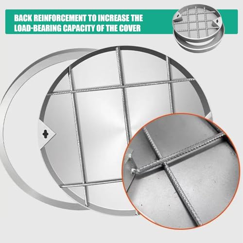 Couvercle rond résistant à la pression en acier inoxydable 60cm