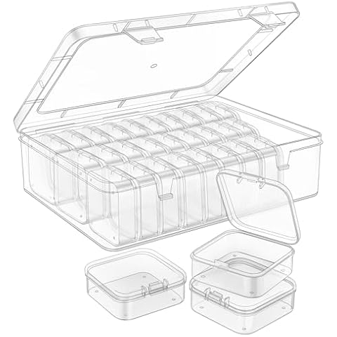 Mathtoxyz Boîtes de rangement transparentes Cover