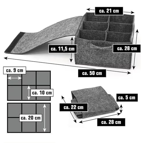 Portavasos para caravan con 6 compartimentos, accesorio para motorhome miniatura 2