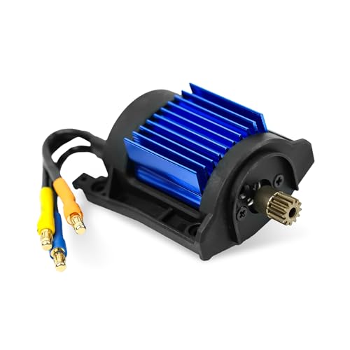 Brushless Motor with Pinion, Set Screw, and Motor Heatsink for HM124