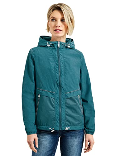 CECIL Damen B201793 Windbreaker, Dark Aqua Blue, L