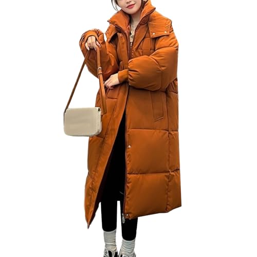 Manteau matelassé maxi longueur de qualité supérieure pour femme