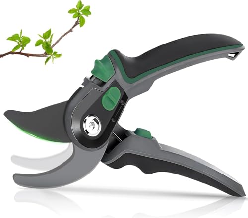 【2025人気庭師推薦】剪定バサミ STAWGRNY 剪定ばさみ 剪定鋏 2段階調節可能 SK85高炭素鋼 アルミ合金 えだきりばさみ 強力 枝切りバサミ 園芸ハサミ 園芸用はさみ 錆びにくい 開口部35mm 軽量化アルミハンドル 握りやすい 果樹 庭木 盆栽 庭園作業 ガーデニング 観葉植物