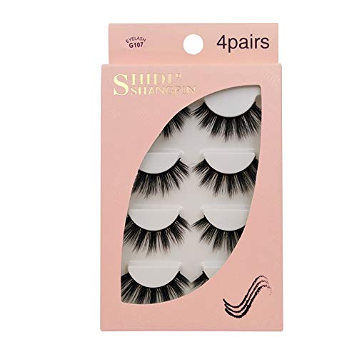 Faux cils réutilisables et souples texture moelleuse 3D pour maquillage des yeux