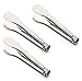 Tenta KitcheKitchen Tongs Stainless Steel Buffet serving utensils Salad BBQ Tongs Heavy Duty Serving Food Tongs for Frying,Cooking,Clipping Toast Bread,Grilling,Pastry, Sandwich,12 Inch （3 Pack）