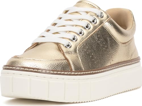 Vince Camuto Women's Randay Platform Sneaker Egyptian Gold
