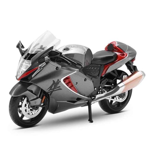 Moto Suzuki Hayabusa 1:12 en alliage pour décorer un bureau de motard