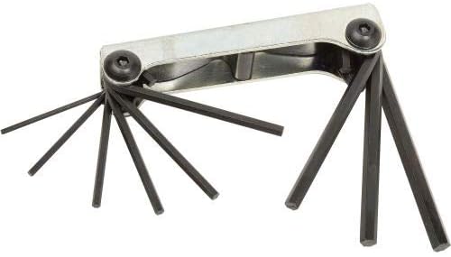 Miniatura 3 de Eklind 20911 Juego de llaves hexagonales plegables estándar de 9 piezas de 564 a 14 pulgadas, paquete de 3