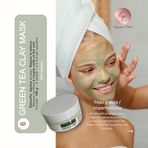 Ensemble de Soins Visage et Corps au Thé Vert Bio : Routine Complète 6 Produits - 7