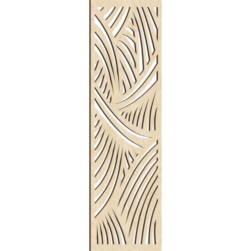 Image of Chester Decorative Pierced Fretwork Wood Wall Panels, 17 3 /8 inchW x 44 3 /8 inchH x 1 /4 inchT, Birch