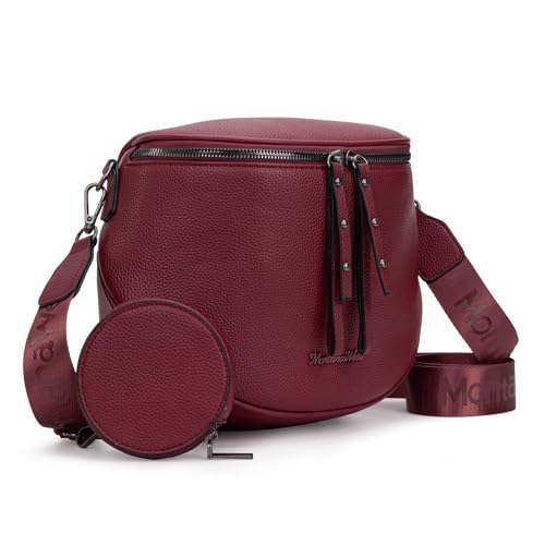 Image of Montana West Crossbody Bag for Women, Large Bum Bag Purse Soft Vegan Leather Travel Fanny Pack with Coin Purse
