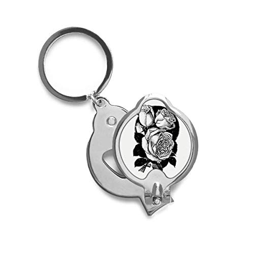 Coupe-ongles trimmer rose motif fleur plante DIYthinker pour manucure mains