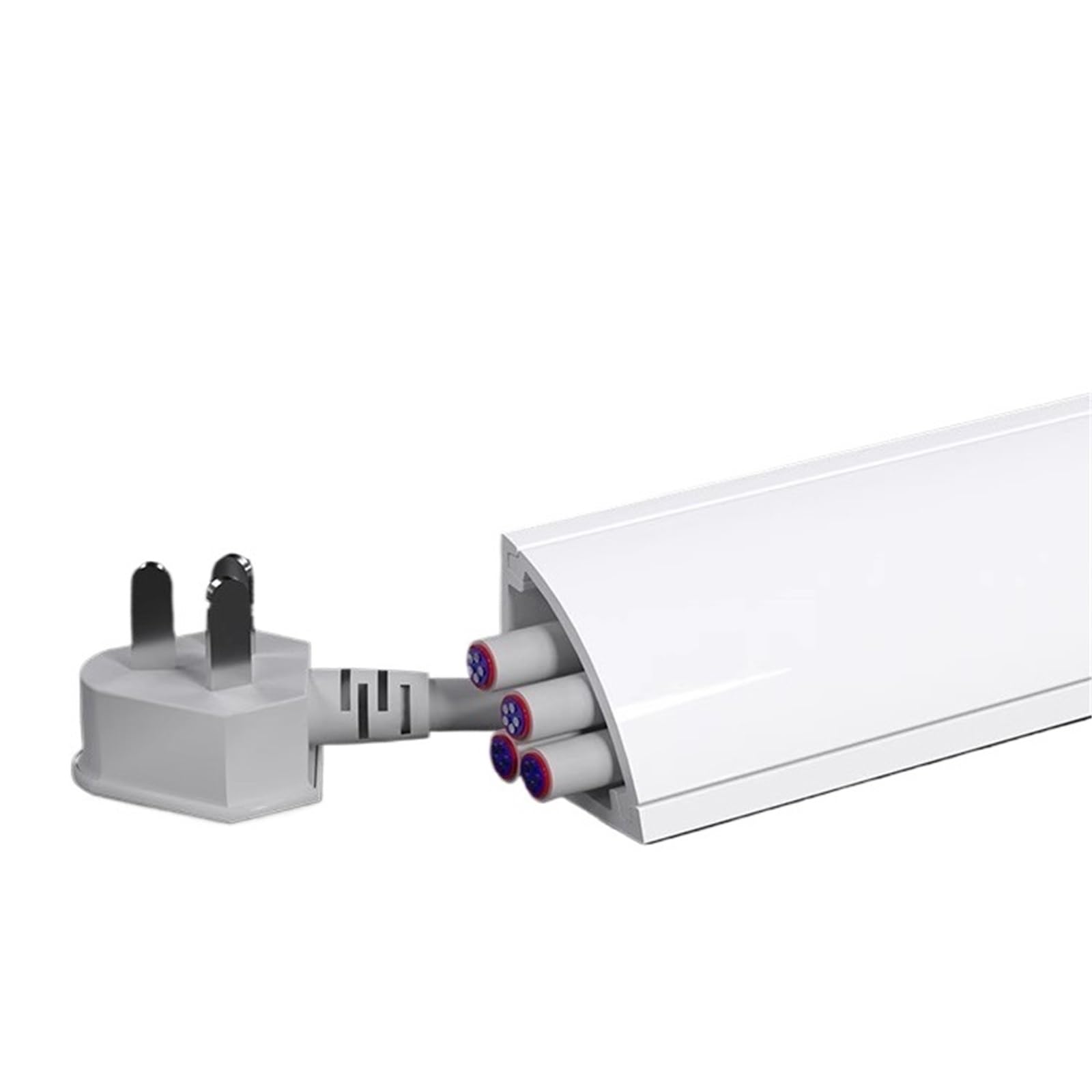 Canalina Passacavi Adesiva Copertura for cavi di tipo V da 50/100 cm, for nascondere i della TV, for canalina cablaggio(V-30mm,8 piece,50CM)