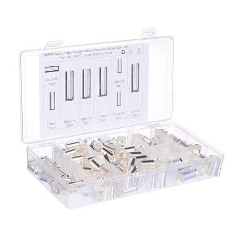 Embouts de câble cuivre anti-rupture pour bornes électriques 190pcs