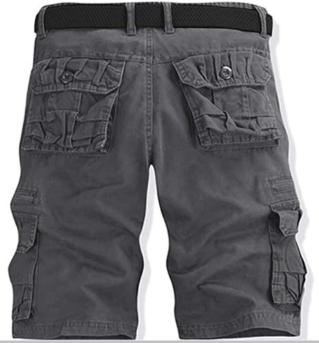 Erston Men'S Lightweight Multi Pocket Casual Outdoor Twill Cargo Shorts With Zipper Pockets With 8 Pockets No Belt  thumb #1