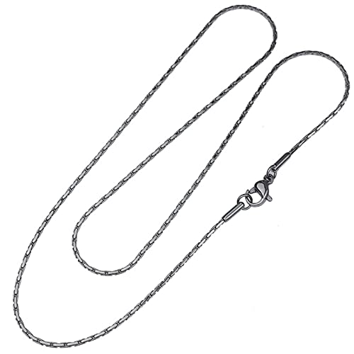 Chaine en argile silver 1.8mm en argent élégant pour hommes