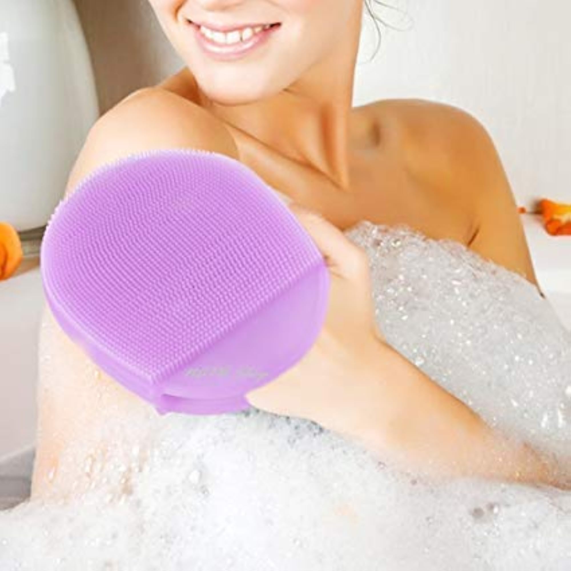 Green Silicone Bath Brush Body Scrubber