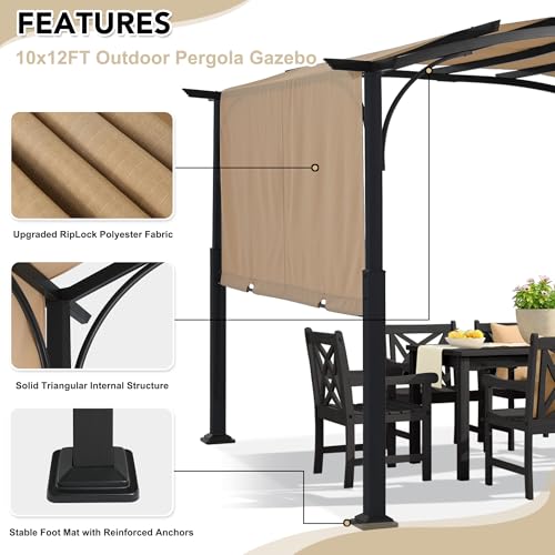 Image of MASTERCANOPY 10x12ft Outdoor Retractable