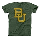 Baylor Shirt Baylor University Apparel Bears Interlocking BU Cotton Polyester Blend Unisex T-Shirt...