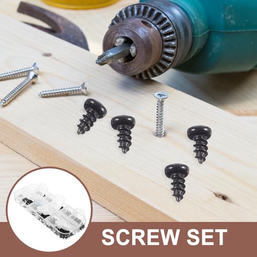 Kit de tornillos autorroscantes LIFKOME 601 piezas acero carbono miniatura 6