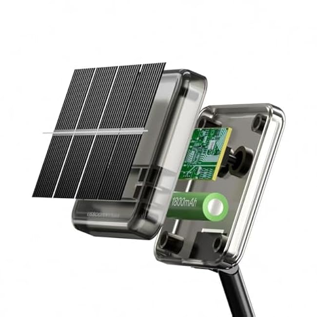 Solar Lights Outdoor, 60 LED 36.5 FT Solar String Lights Outdoor Waterproof with 8 Lighting Modes for Garden Yard Porch Wedding Party Decor Christmas (Warm White)