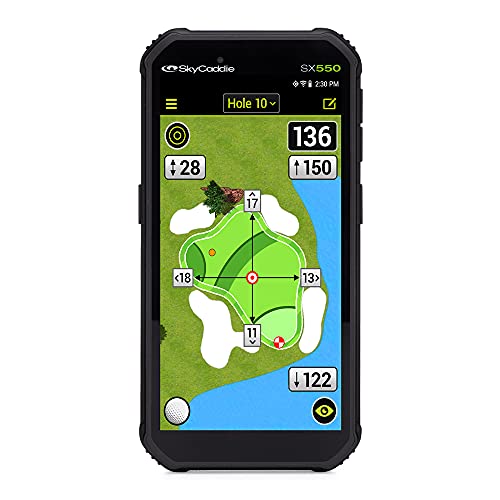SkyCaddie SX550 Handheld Golf GPS Power Bundle | Includes PlayBetter Portable Charger and Protective Hard Case | Distance Rangefinder Device | 5.5" Display, 35,000 Maps, Dynamic HoleVue - Image 5