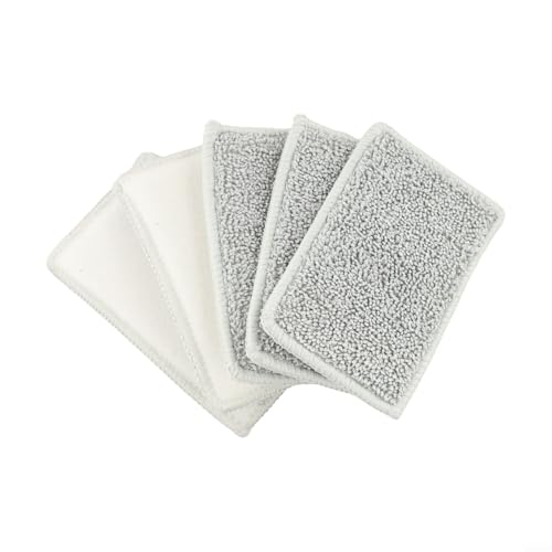 Solaughguy Almohadillas de limpieza para máquina de espresso para varita de vapor y bandeja de goteo, accesorios de tela reutilizables de primera calidad, paquete de 5 herramientas de repuesto para el