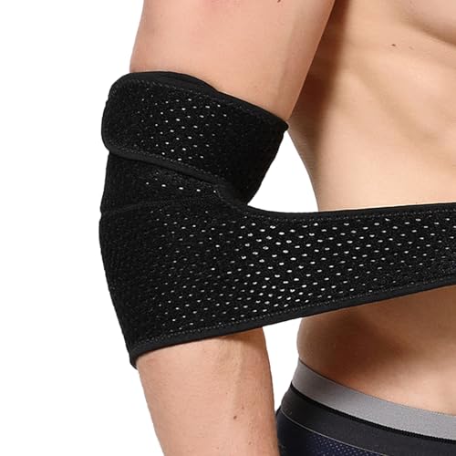 Herreicher Coudière Tendinite Epicondylite, Support de Coude pour Tennis Attelle Coude Ajustable pour Coude de Tennis, Coude de Golfeur, Soulagement de la Douleur