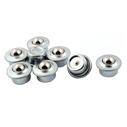 Rodillo transportador de bola de 15 mm en brida pack de 8 unidades para sistemas de rodamiento