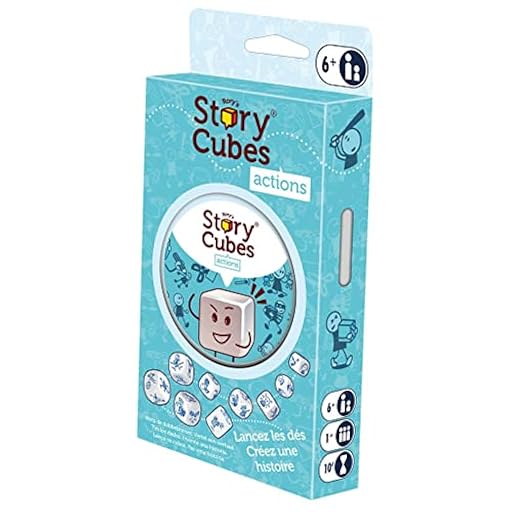 Zygomatic | Story Cubes: Acciones | Juego de Dados para Contar Historias | Creatividad | A Partir de 6 Años | A Partir de 1 Jugador | 10 Minutos por Partida | Multilenguaje (Incluye Español) | Ya disponible en tu tienda friki favorita! En mundofriki.es!
