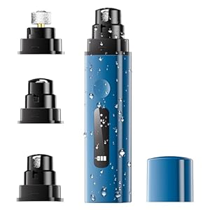 Dog Nail Grinder Professional 3-Speed Electric & Smoothing for Small Medium Large Dogs & Cats Pet Nail Trimmer Painless Paws Grooming & IP67 Waterproof Upgraded