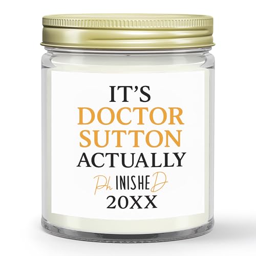 PhD Graduation Candle, Phd Candle, Doctorate Graduation Gift 2025, Personalized Phinished New Doctor Doctoral Degree, Ph.D Graduate, Medical StudentGraduation Gifts, Scented Candles 4oz 9oz