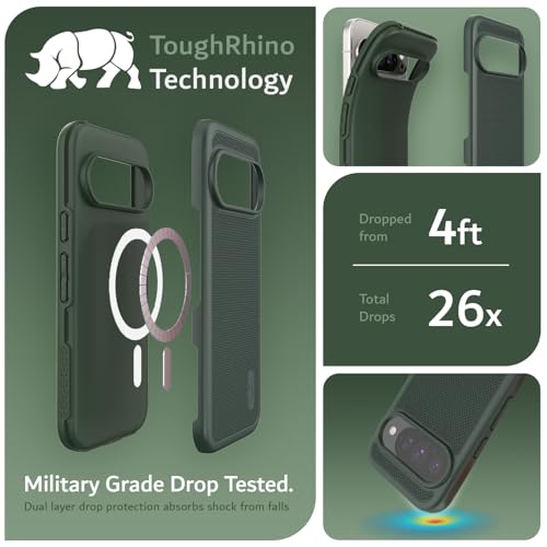 Image of TUDIA MergeGrip Magsafe Compatible for Pixel 10 & 10 Pro Case - Pine Green