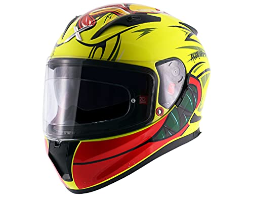 Axor Street Racing Duck ISI ECE and DOT Certified Full Face Helme...