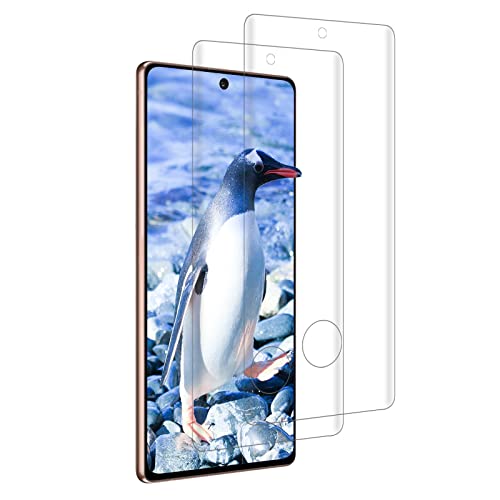[2 Pièces] Verre Trempé pour Samsung Galaxy Note 20, Protecteurs d'écran - 9H Verre Film & Anti-rayures Films, Anti-traces de Doigts Film Trempé & HD Clear (Transparent)