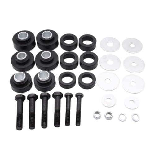 Subframe Body Mount Metal Rubber Bushings Replacement Kit Compatible With Nova 1968 1972