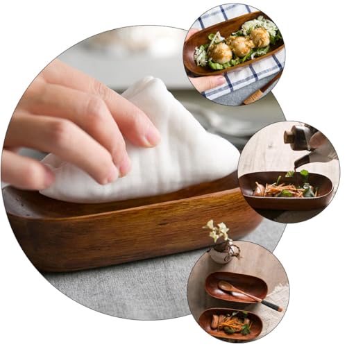 Plato para sushi forma bote de plástico resistente miniatura 3
