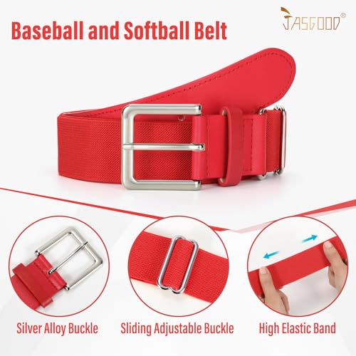 Image of Baseball Socks and Belt for Youth Adult Softball Socks Combo Elastic Waist Belt for Men Kids Boys Girls Women JASGOOD