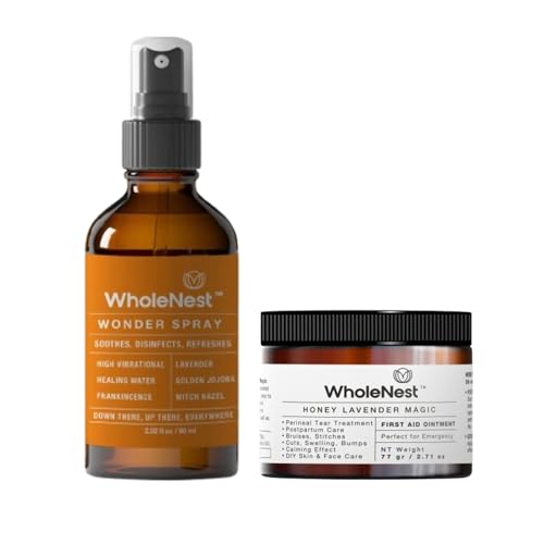 WholeNest Perineal Tear Recovery Kit – All-Natural Wonder Spray &